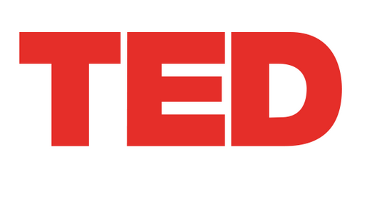 Parola "ted" di colore rosso scritta in stampato maiuscolo.