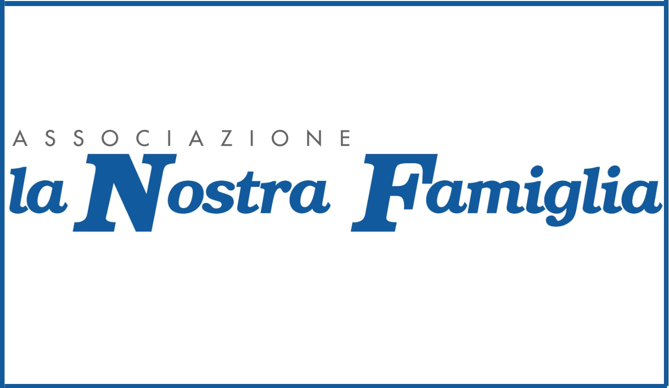 Rettangolo con le parole "Assoziazione la Nostra Famiglia".