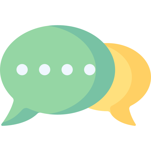 Nuvola di dialogo verde