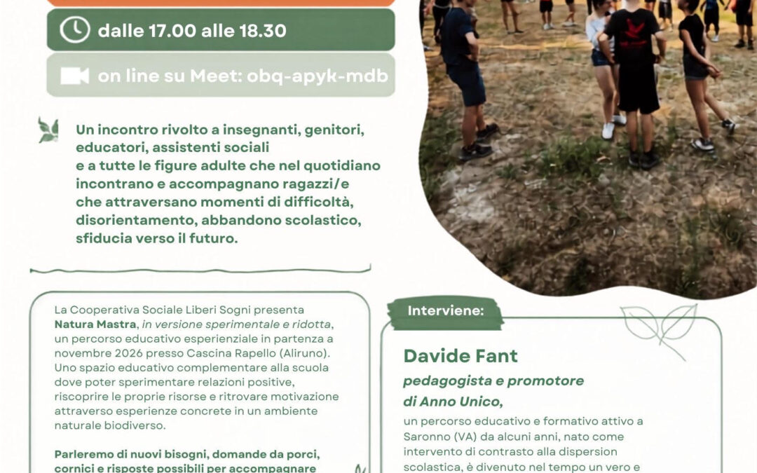 Presentazione progetto NATURA MAESTRA e altri progetti del lecchese